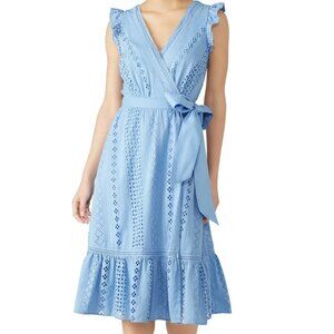 J. Crew Eyelet Wrap Dress